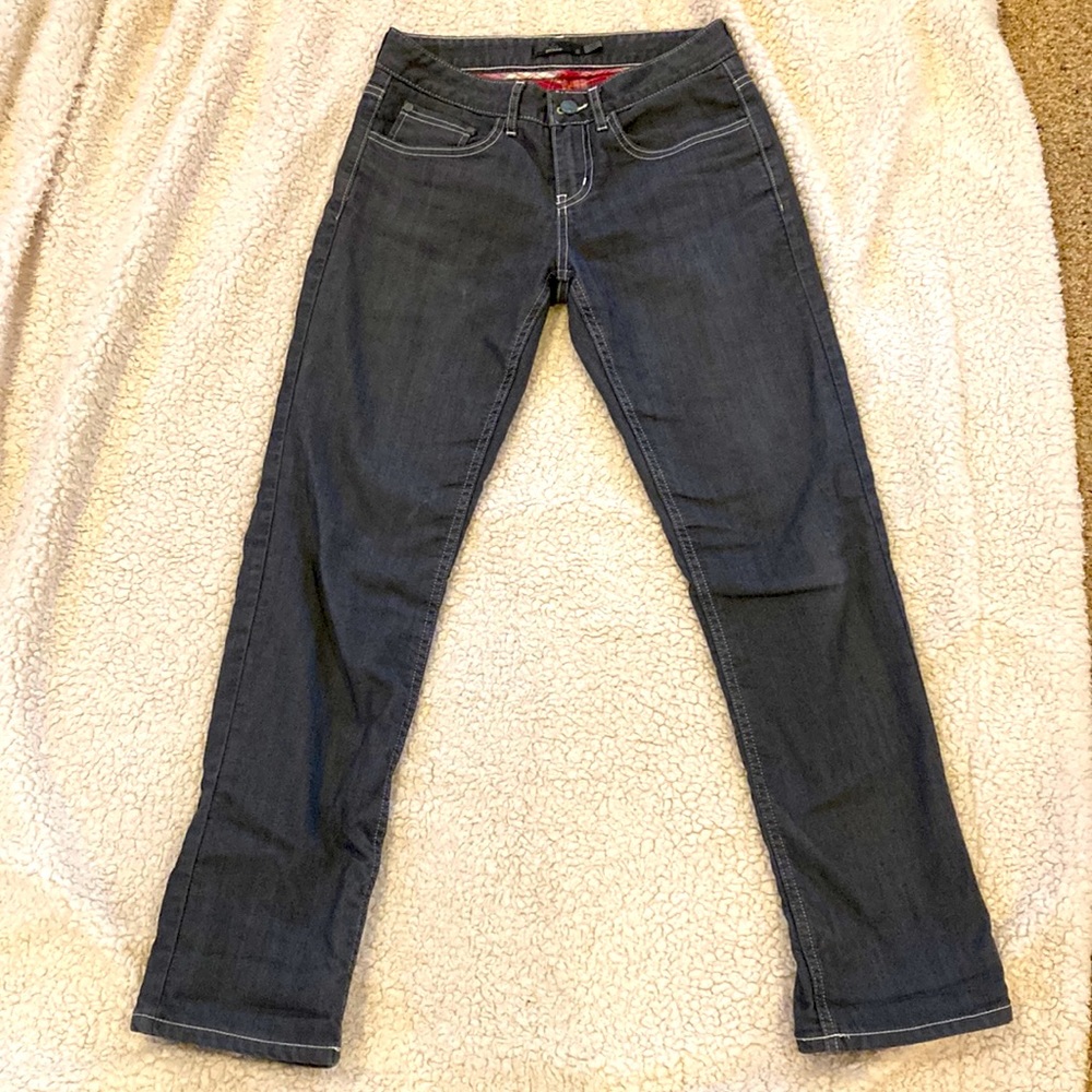 Prana flannel lined jeans